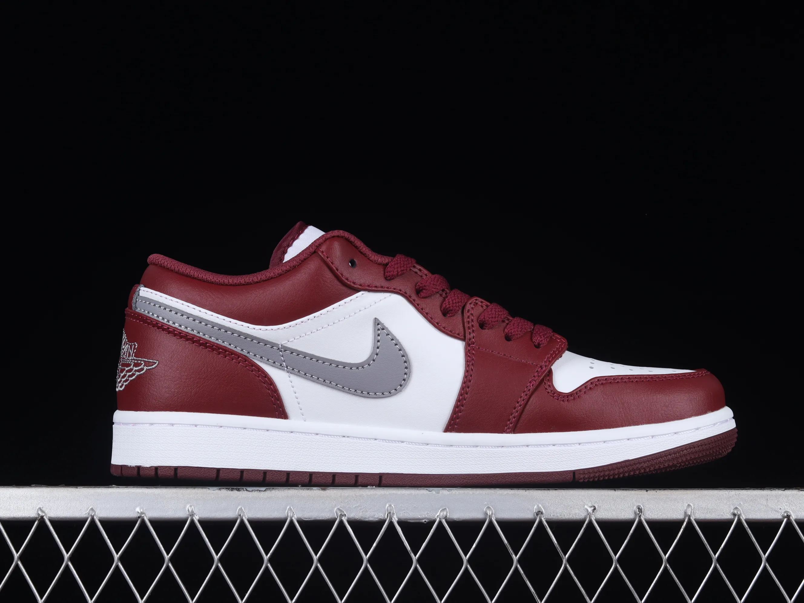 All categories Air Jordan Jordan series basketball shoes Air Jordan 1 Low G version pure original Air Jordan 1 Low "Bordeaux" AJ1 Joe 1 Bordeaux red low-top basketball shoes 553558-615